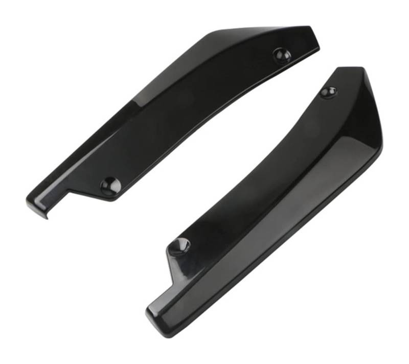 Auto Frontspoiler Lippe Spoiler Wing Universal Auto Vorne Hinten Stoßstange Streifen Lip Spoiler Diffusor Splitter Winglets Seitenrock Verlängerung Kratzschutz(Schwarz) von AMBMREDPEV