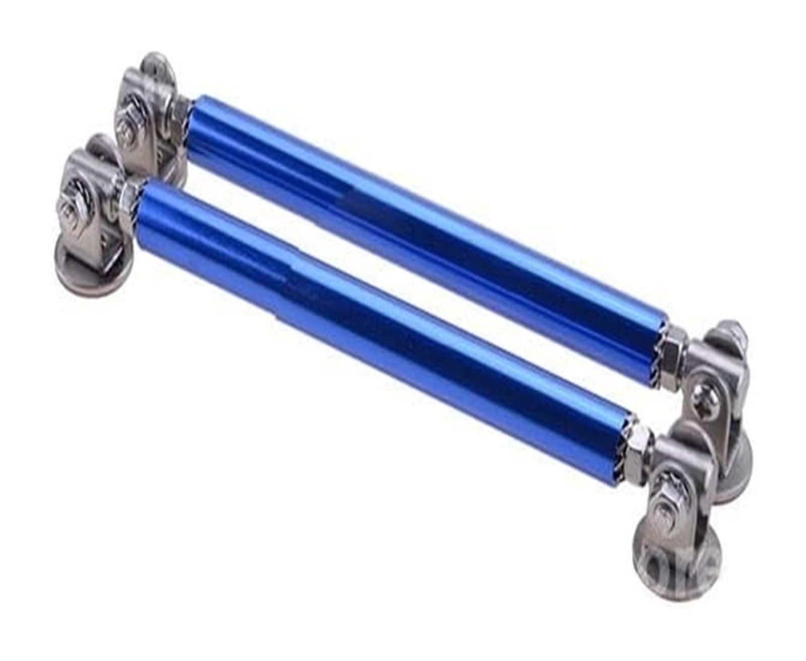 Auto Frontspoiler Lippe Universal Auto Splitter Stangen Racing Einstellbare Front Lip Unterstützung Tie Bar Kit Sparen Bohren Loch 75mm/100mm/150mm/200mm(10CM Blue) von AMBMREDPEV