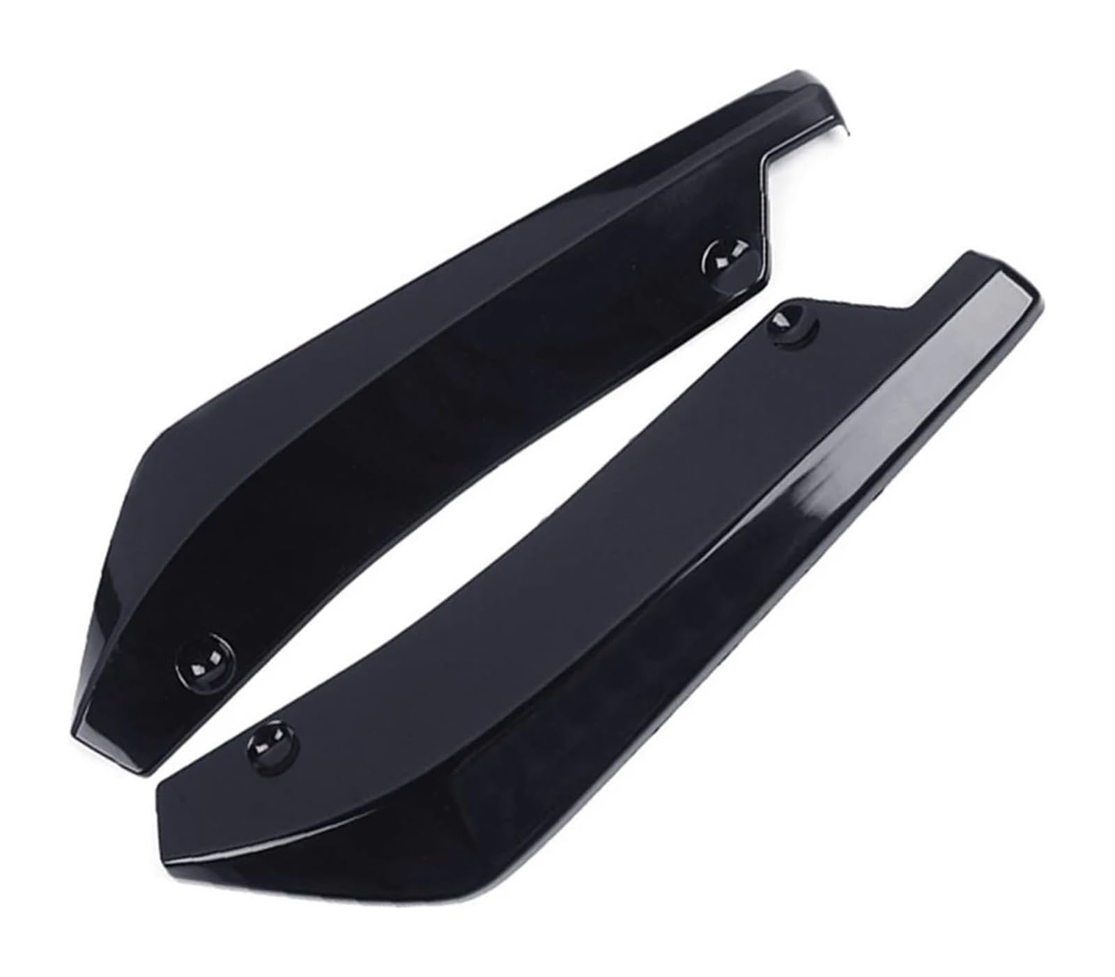 Auto Frontspoiler Lippe Universal Auto Vorne Hinten Stoßstange Streifen Lip Spoiler Diffusor Splitter Scratch Protector Winglets Seite Rock Verlängerung Frontspoiler(Schwarz) von AMBMREDPEV
