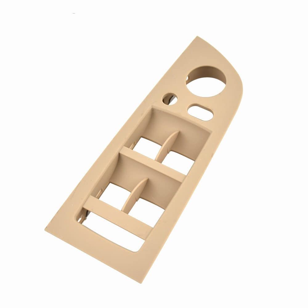 Fensterheber Schalter Knopf Für E90 318i 320i 325i 335i 2006-2009 Blende Fensterheberschalter Konsole Links Beige Schwarz 61319217329 61319217331(61319217334 panel) von AMBMREDPEV