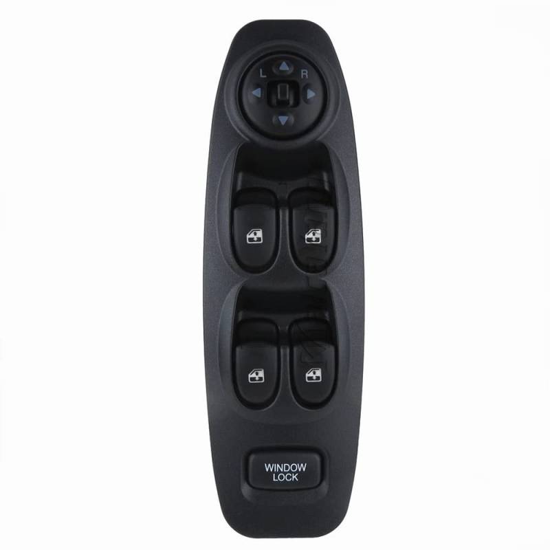 Fensterheber Schalter Knopf Für H&yundai Akzent 2000-2005 Fensterheberschalter Links 93570-25000 9357025000 9357025000YN(Black with rear view mirror) von AMBMREDPEV