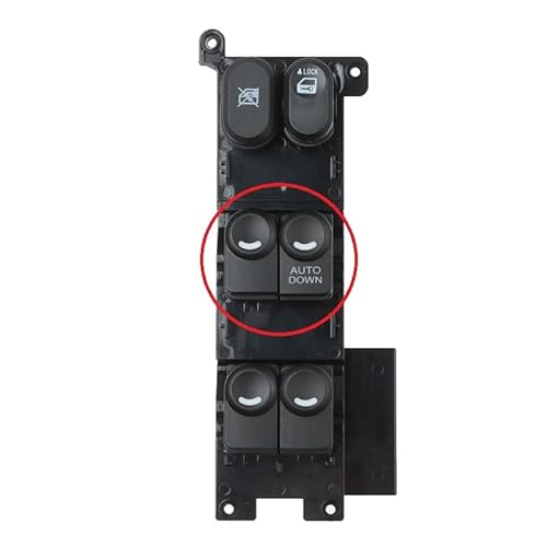 Fensterheber Schalter Knopf Für H&yundai I30 I30cw 2008-2011 Auto Fensterheber Master Control Schalter Reglerknopf LHD RHD 93570-2L010 93570-2L000(Auto Descent - RHD) von AMBMREDPEV