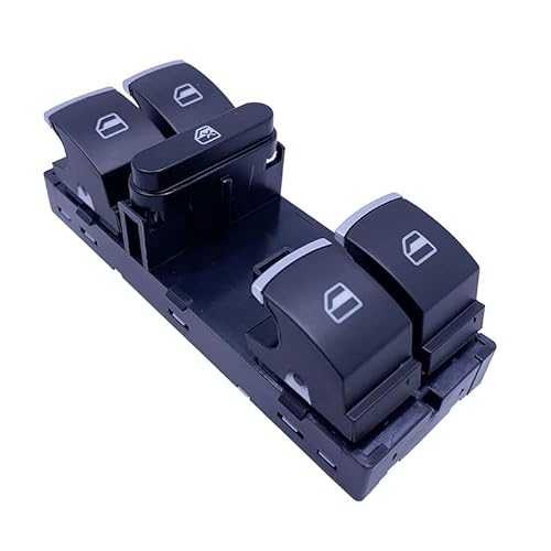 Fensterheber Schalter Knopf Für J&etta G&olf MK5 MK6 2006-2018 Elektrischer Fensterheberschalter Chrom 5ND 959 857 5ND 959 855(1PCS left front) von AMBMREDPEV