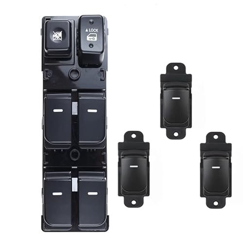 Fensterheber Schalter Knopf Für K&ia FORTE Cerato 2010-2012 Auto-Power Hauptfenster-Steuerschaltertaste 93570-1X000 93580-1X000(D) von AMBMREDPEV
