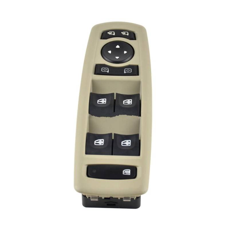 Fensterheber Schalter Knopf Für R&enault M&EGANE Laguna 2008-2016 Brandneue Elektrische Steuerung Power Master Fensterschalter 25400-0015R R 25400 0015R 254000015R(Beige) von AMBMREDPEV