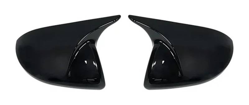 Seitenspiegel Abdeckkappen Für Mazda 3 Für Axela Für BL 2009 2010 2011 2012 2013 Außenspiegel-Abdeckkappe Auto-Rückspiegelgehäuse Seitenschalengehäuse Lackiert(Bright black) von AMBMREDPEV