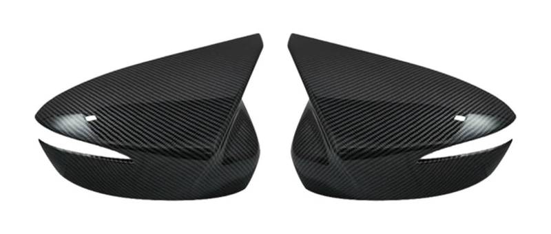 Seitenspiegel Abdeckkappen Für Mazda Für CX-5 Für CX-3 Für CX-4 Außenspiegel-Abdeckkappe Auto-Rückspiegel Seitenhorn Außentür Rückansicht Gehäuseverkleidung Aufkleber Kohlefaser(Carbon) von AMBMREDPEV