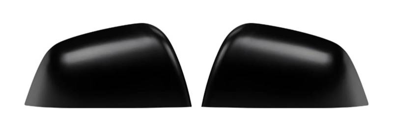Seitenspiegel Abdeckkappen Für Model 3 Für Model Y Außenspiegel Abdeckkappe Kohlefaser Autopaste Seitentür Auto Außen ABS Rückspiegel(3 Matte Black) von AMBMREDPEV