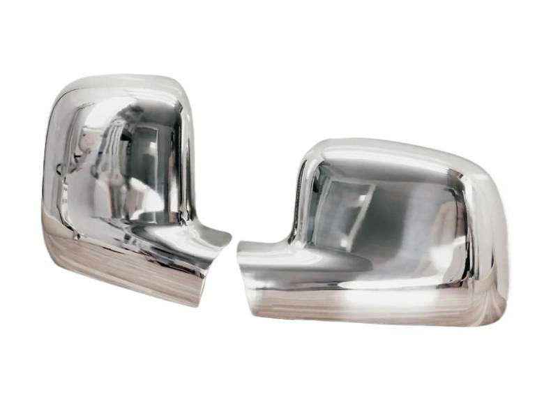 Seitenspiegel Abdeckkappen Für T5 2003-2009 Für CADDY III 2003-2015 Außenspiegel-Abdeckkappe Edelstahl Außen Chrom Seitenleisten Links Und Rechts von AMBMREDPEV