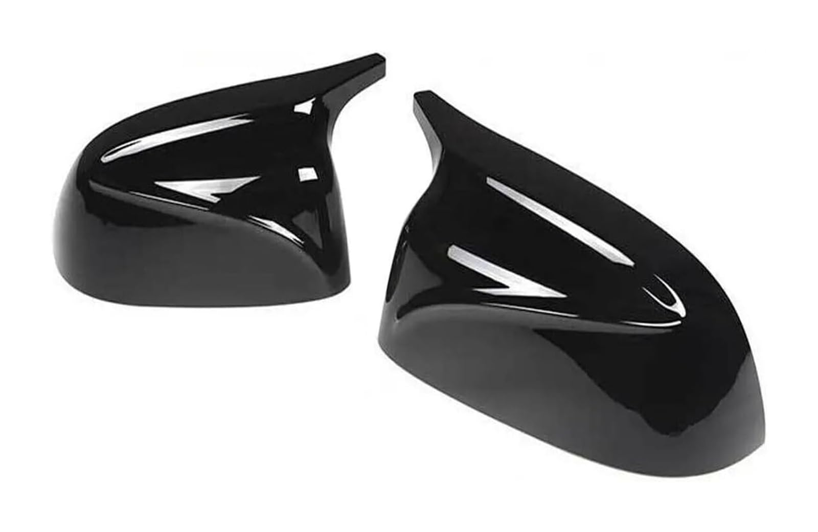 Seitenspiegel Abdeckkappen Für X3 G01 X4 G02 X5 G05 X6 G06 X7 G07 2018 2019 2020 Außenspiegel Abdeckkappe 2-teiliges Set M Style Schwarz Rückspiegel(Bright black) von AMBMREDPEV