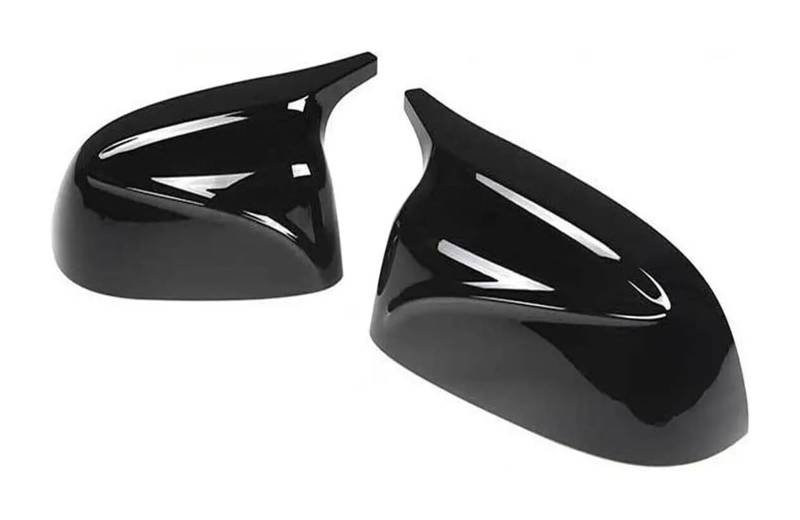 Seitenspiegel Abdeckkappen Für X3 G01 X4 G02 X5 G05 X6 G06 X7 G07 2018 2019 2020 Außenspiegel Abdeckkappe 2-teiliges Set M Style Schwarz Rückspiegel(Bright black) von AMBMREDPEV