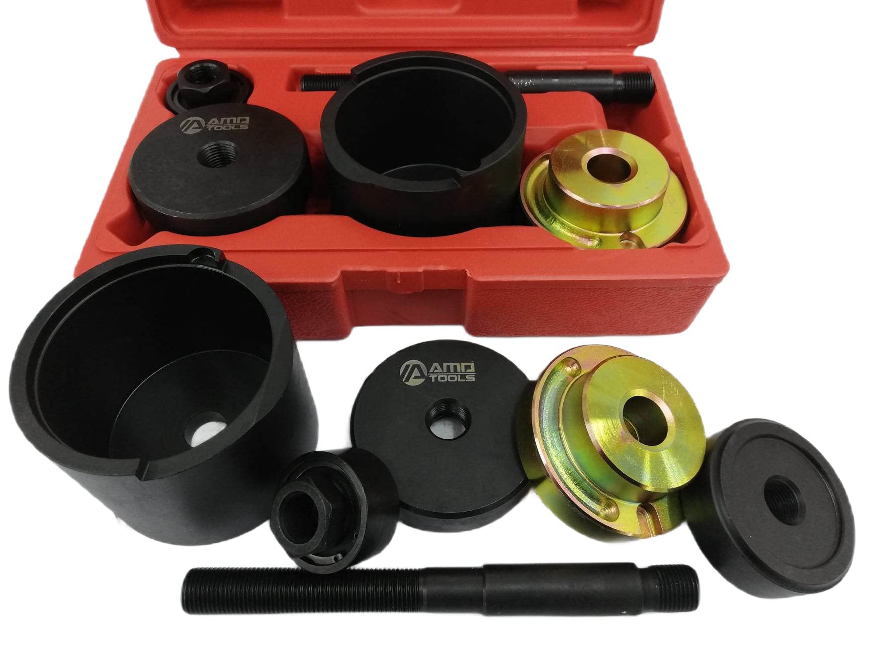 AMD TOOLS Vorderachs Querlenkerbuchsen Werkzeug-Satz FÜR VAG FÜR Skoda Fabia FÜR VW Polo IV AMD TOOLS Vorderachs Querlenkerbuchsen Werkzeug-Satz FÜR VAG FÜR Skoda Fabia FÜR VW Polo IV von AMD TOOLS