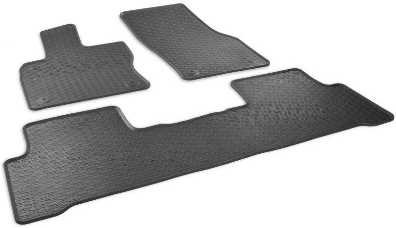 AME Prime - Auto-Gummimatten Fußmatten Im Wabendesign, Anti-Rutsch-Oberfläche, Geruch-vermindert und passgenau 891/3C von AME