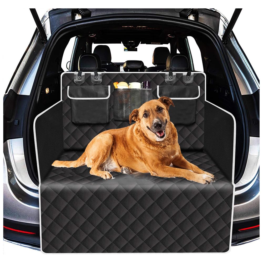 AMENAS Kofferraumschutz Hund, für BMW 3er G21 Touring 3er 7.Gen Wagon 2019-2022 Kofferraumdecke mit Ladekantenschutz und Seitenschutz, Wasserabweisend Pflegeleicht von AMENAS