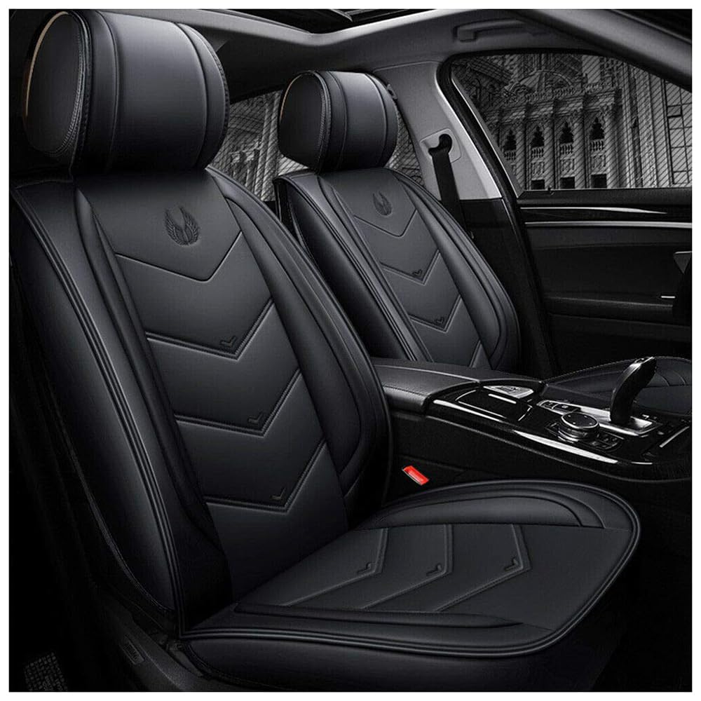 Sitzbezüge-Set, für Audi Q3 F3 2019-2023 Luxus Leder Autositzbezüge Schutz zum Vorderseite Rückseite 5-Sitze,A von AMENAS