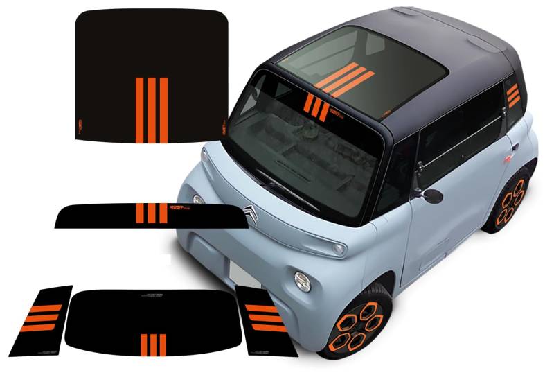 Set NO Sun (Orange) passend für Citroen AMI von AMI-GO.CLUB