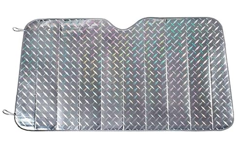 AMiO 02909 Auto Sonnenschutz Autofenster-Sonnenschutz Fahrzeugfrontscheibe 150cm 80cm PE (Polyethylen) von AMIO