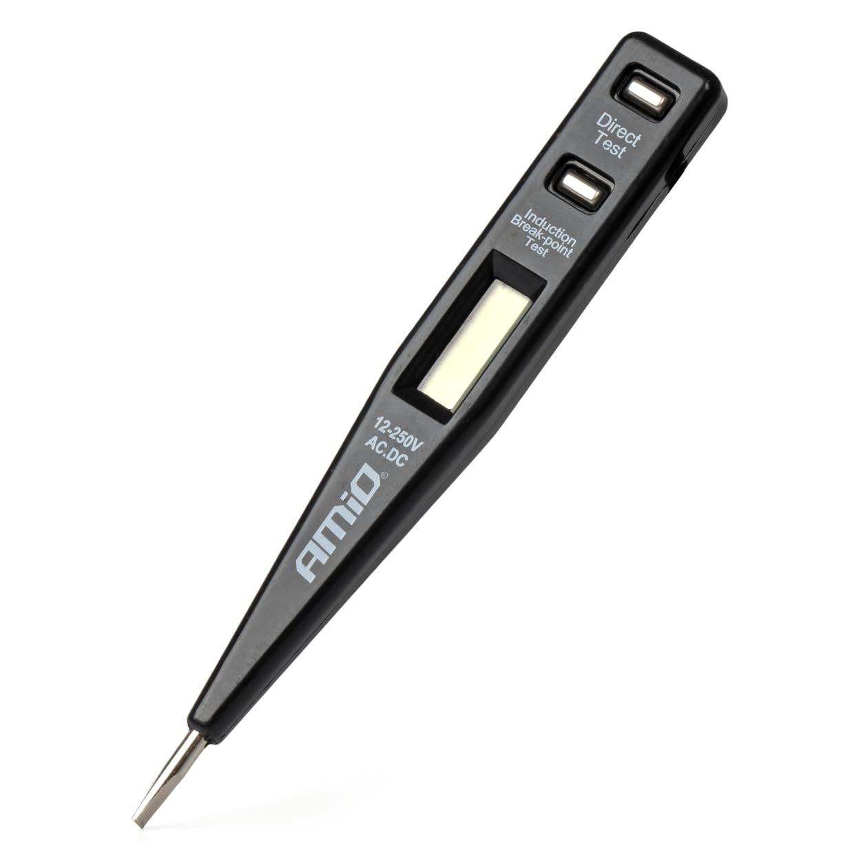Amio-Fahrzeugspannungskreisspannungsmesserspannungsfinder 12-250 V Detektor Schwarz Amio-Fahrzeugspannungskreisspannungsmesserspannungsfinder 12-250 V Detektor Schwarz von AMIO