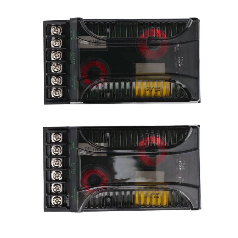 2Pcs Car Audio Passive Frequenzweiche, 2 Wege Car Audio Crossover Überstromschutz Universal Wärmeableitung Lautsprecher Frequenzteiler von AMONIDA