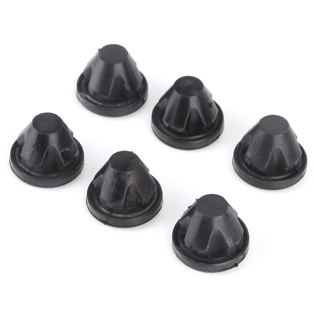 6 Stück Motorabdeckungs-Gummiverkleidung, Motorabdeckungshalterung 03G103184C, Passend für PD100 PD140 PD170 (schwarz) von Lupsty