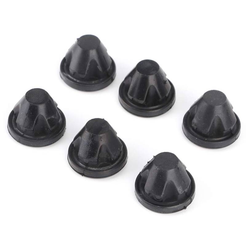 6 Stück Motorabdeckungs-Gummiverkleidung, Motorabdeckungshalterung 03G103184C, Passend für PD100 PD140 PD170 (schwarz) von Lupsty