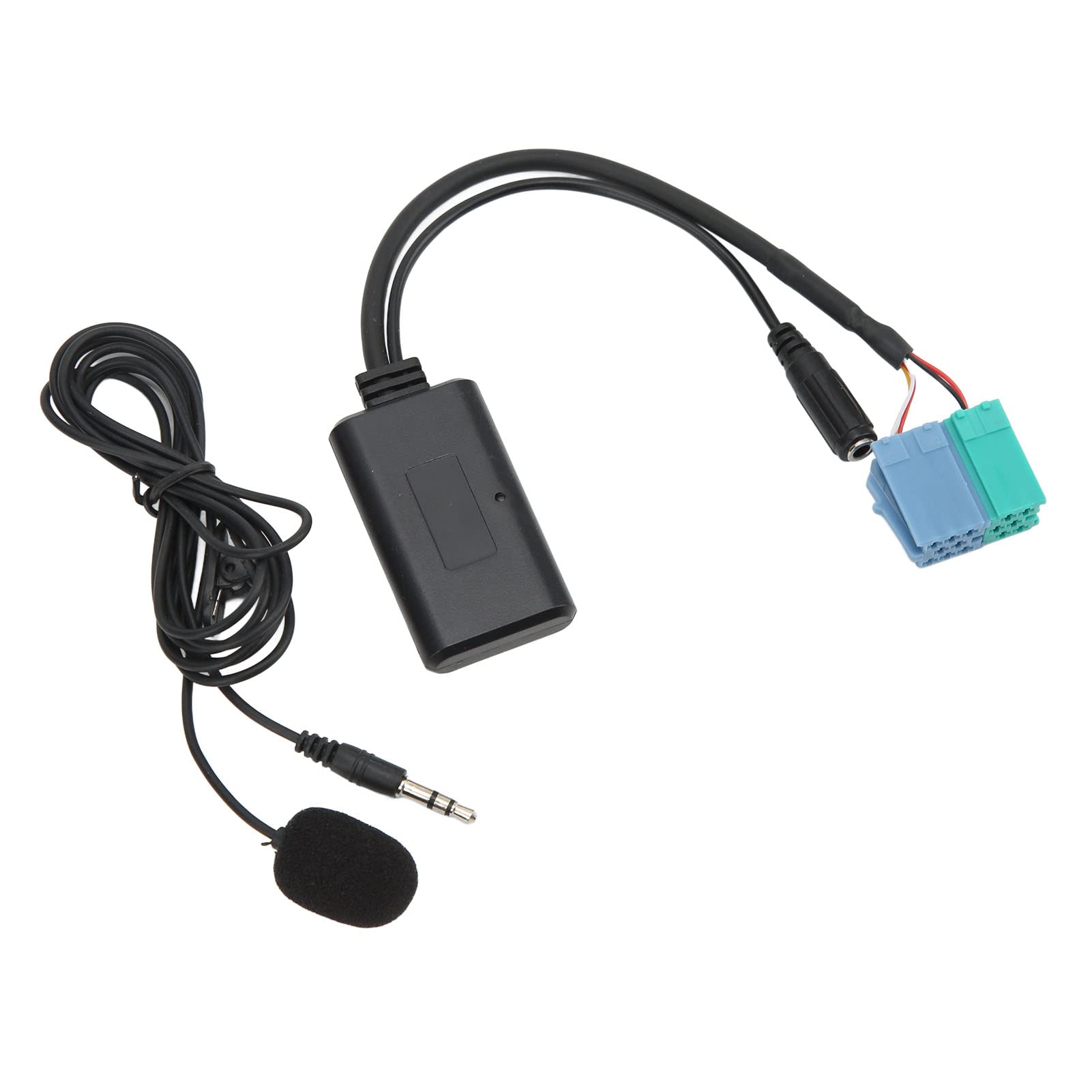 AUX Bluetooth Autoadapter mit Mikrofon, Auto Wireless Audio AUX Input Adapterkabel Bluetooth 5.0 Ersatz für Becker von AMONIDA