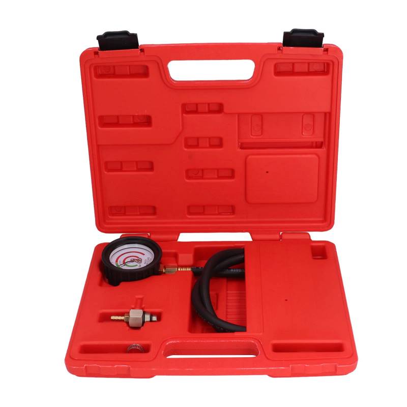 Auto-Katalysator-Gegendruck-Testkit M12 M18 Adapter Auspuffwerkzeuge mit Aufbewahrungsbox Katalysator-Testkit für Autoexperten, Heimwerkermechaniker, Autohändler von AMONIDA