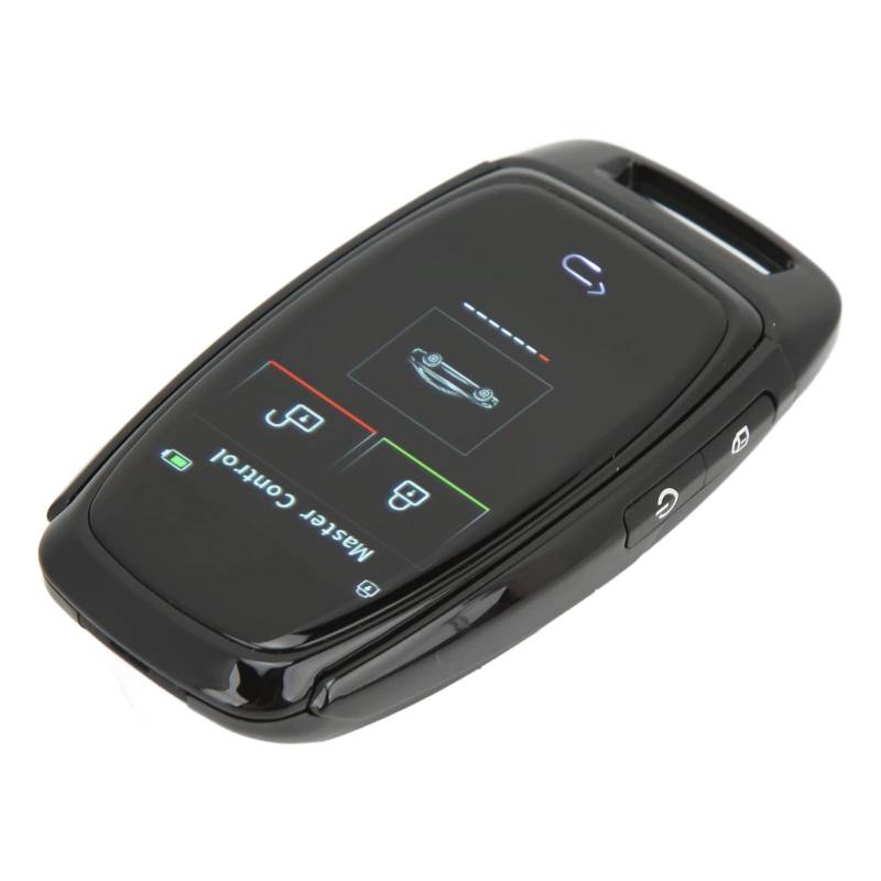 Auto Remote Starter Key, Autoschlüssel Label Display Touch 5.0 Connection Smart LCD Key Touchscreen Keyless Entry for (Schwarz) von AMONIDA