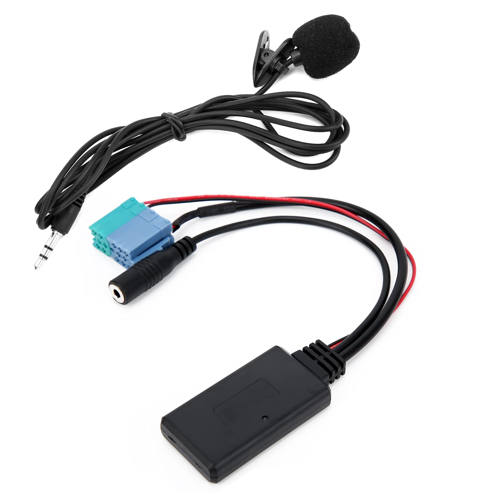 Aux Bluetooth Autoadapter, Mikrofonadapter Auxiliary Audio Cable Bluetooth 5.0 DC 12V Ersatz für Fiat Grande Punto von AMONIDA
