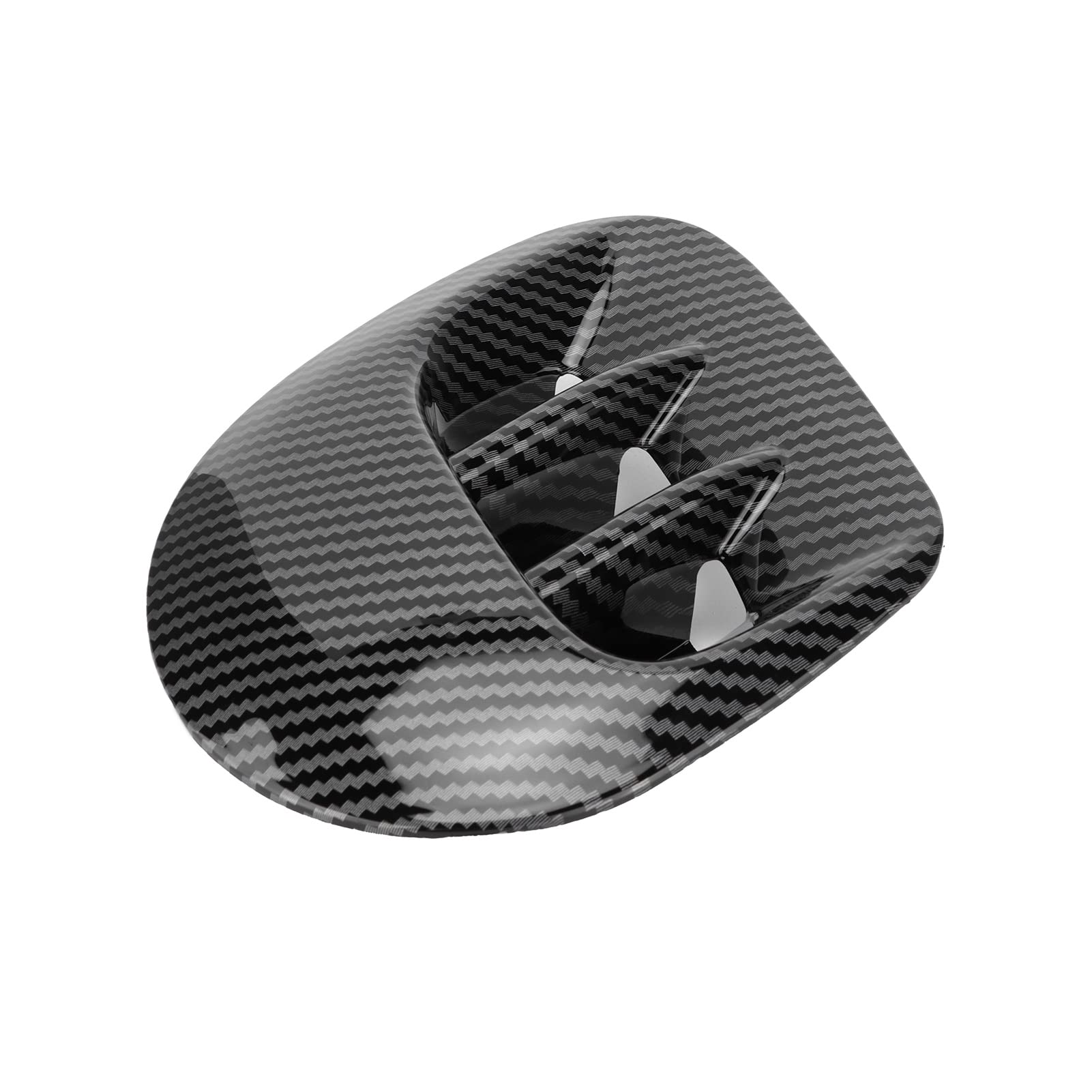 Heckflügel-Kotflügel-Seitenlüftungs-Abdeckungsverkleidungen, Ersatz für Smart Fortwo 453 2015-2021 (Kohlefaser-Stil) von AMONIDA