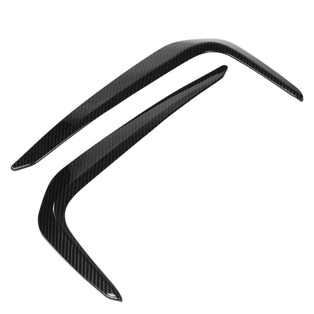 Nebelscheinwerfer-Abdeckung, Augenbrauen-Abdeckung, 2 Stück, Kohlefaser-Stil, Nebelscheinwerfer-Augenbrauen-Abdeckung, für BMW 5er M Sport G30 17–18 von AMONIDA