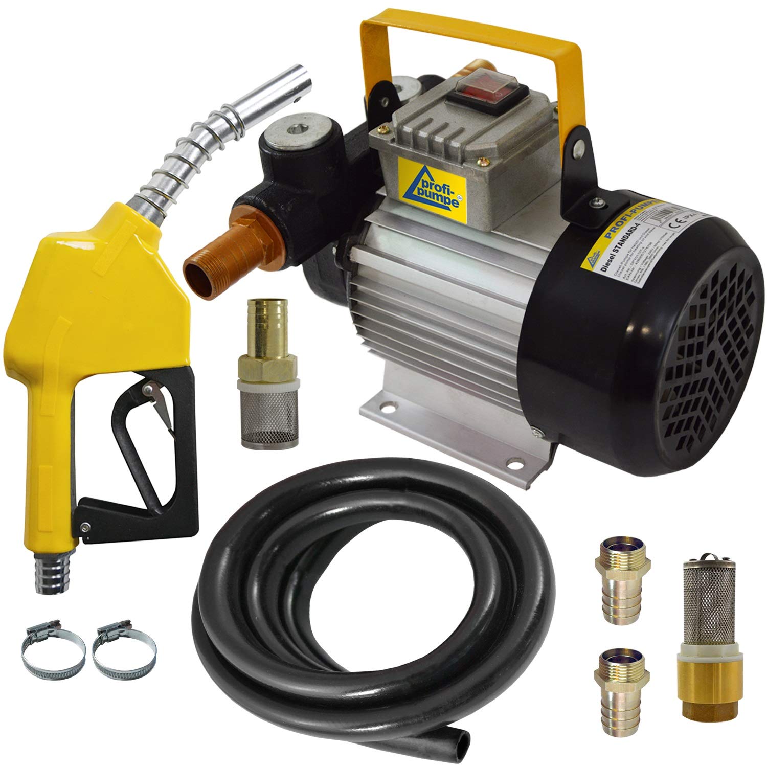 AMUR DIESELPUMPE HEIZÖLPUMPE ÖLPUMPE Biodiesel SELBSTANSAUGEND Diesel Set Standard-4 ELEKTRISCHE 230V DIESELPUMPE Leistungsstarker Motor KOMPLETTES Set mit Automatik-Zapfpistole und Gummi-Schlauch AMUR DIESELPUMPE HEIZÖLPUMPE ÖLPUMPE Biodiesel SELBSTANSAUGEND Diesel Set Standard-4 ELEKTRISCHE 230V DIESELPUMPE Leistungsstarker Motor KOMPLETTES Set mit Automatik-Zapfpistole und Gummi-Schlauch von AMUR