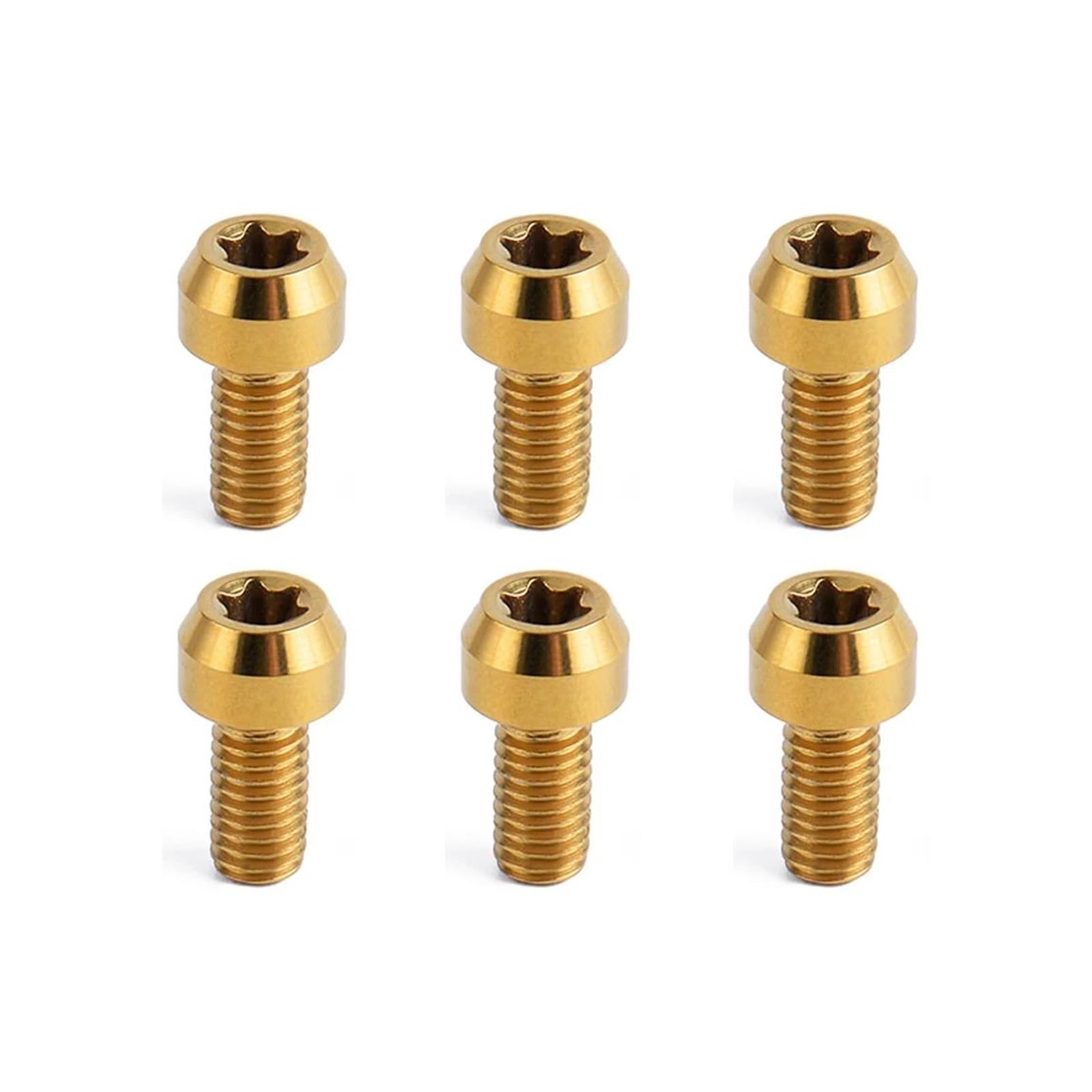 AMYALIN Für 125-530 SX SXF XC XC-F EXC EXC-F XCW XCF-W 6 Tage TPI 2001-2020 Mototcycle Hinten Vorne Bremsscheibe Rotor Bolzen Schraube Befestigungsschrauben(Gold) von AMYALIN