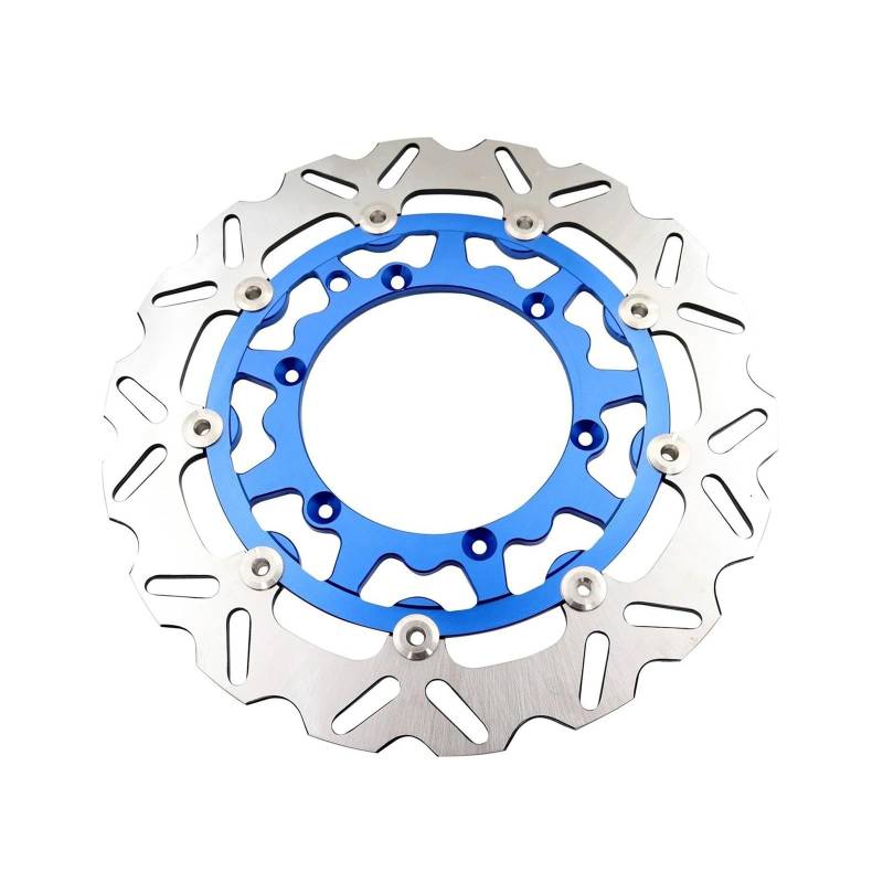 AMYALIN Motorrad Bremse Rotor Bremsscheibe Für Hus&qvarna 125-501 FE TE FC TC TX FX 2014-2023 Motorrad Vorne Schwimmende Scheibenbremsscheibe(Blau) von AMYALIN