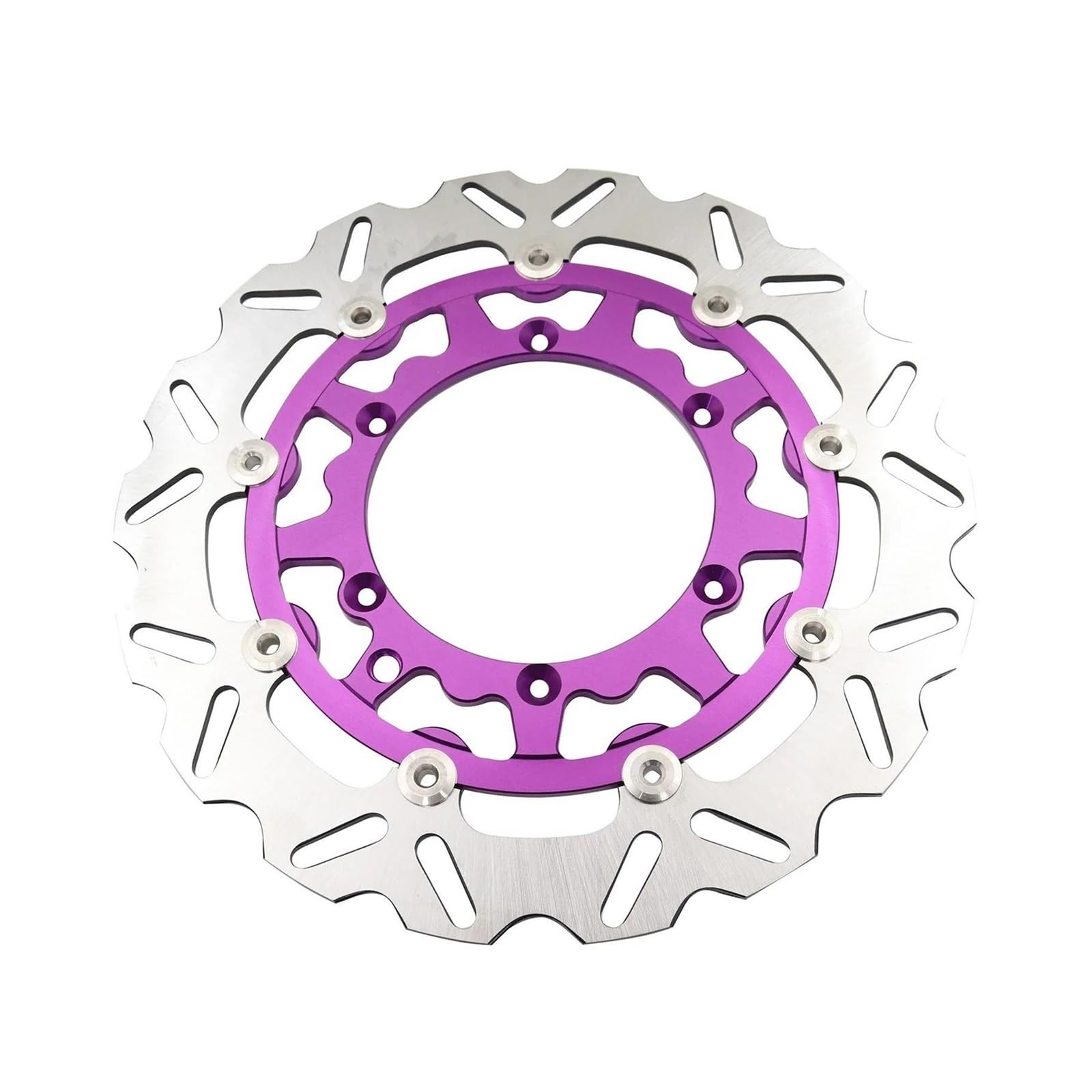 AMYALIN Motorrad Bremse Rotor Bremsscheibe Für Hus&qvarna 125-501 FE TE FC TC TX FX 2014-2023 Motorrad Vorne Schwimmende Scheibenbremsscheibe(VIOLETT) von AMYALIN