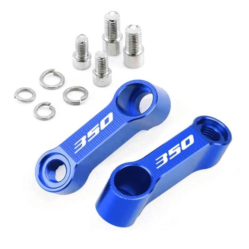 Motorrad Spiegelverlängerungen Für HON&DA ADV350 ADV 350 2022-2024 Motorradspiegel-Verlängerungshalterung(Blau) von AMYALIN