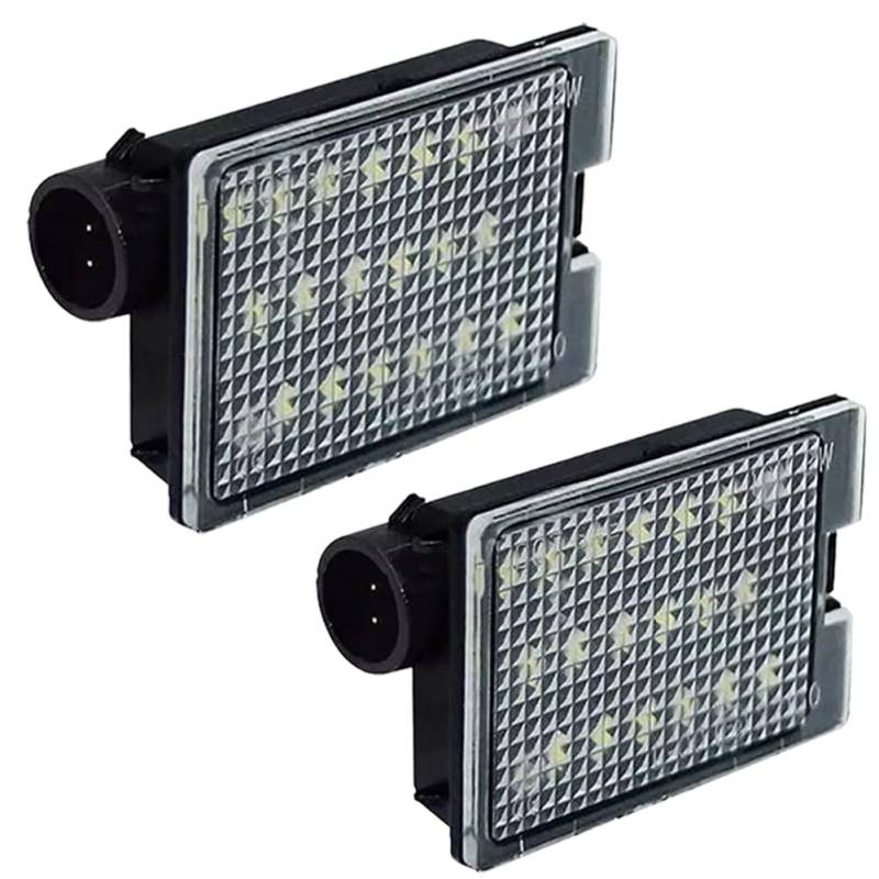 AMZLORD 2PCS LED-Kennzeichen Leuchte Lampenbaugruppe 6000K IP68 wasserdicht Super hell 68370520aa 68244899aa for Durango 2014-2021 Citadel Rallye von AMZLORD