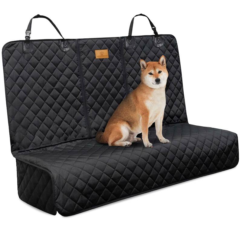 AMZPET Hunde-Autositzbezug (Extrabreit: 143 cm) – Wasserfest – rutschfest & Kratzfest – Strapazierfähig – 56 x 45 x 143 cm von AMZPET