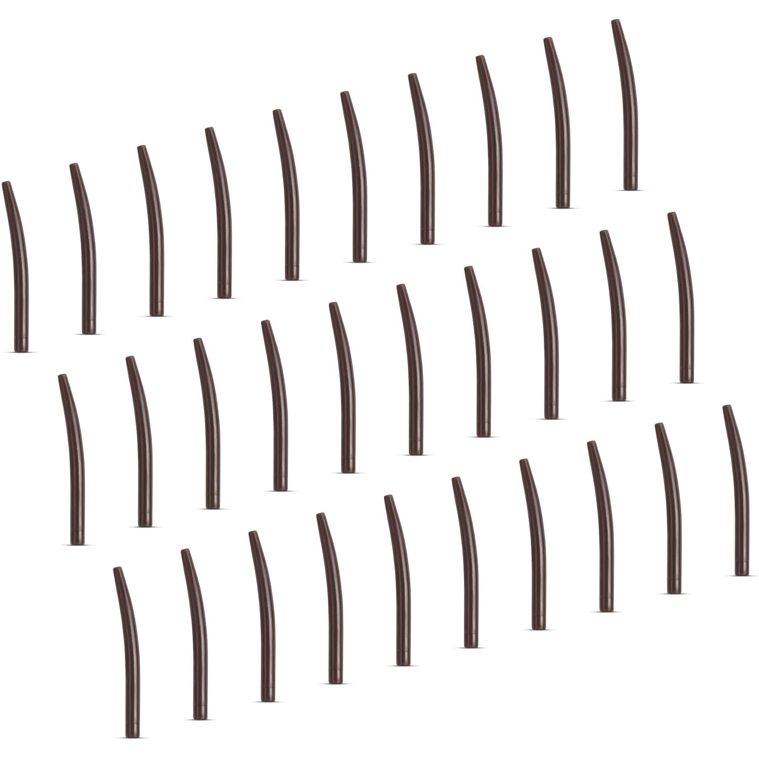 NEU AMZfishing® 30X Anti Tangle Sleeve in 3 Größen zur Wahl | Karpfenangeln | Karpfenzubehör | Karpfenangeln Zubehör | Angelzubehör | Abstandhalter (60, c: rotbraun 5,5cm) von AMZfishing