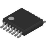 Komparator, TSSOP-14, -40 bis 125 Grad C, Komparator-ICs (ADCMP393ARUZ), 1 Stück von ANALOG DEVICES