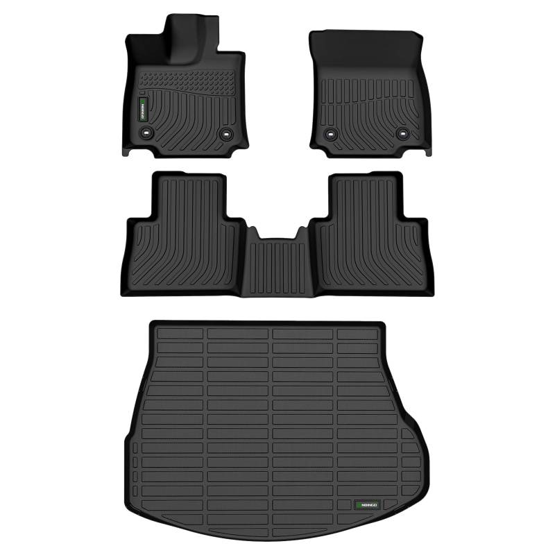 ANBINGO Fußmatten & Cargo Liner Custom für 2022 Lexus NX NX300/NX300h/NX200t & 2023 2024 NX250/NX 350/NX 350h/NX 350 F Sport/NX 450h+/NX 450h F Sport Allwetterschutz TPE Fußmatten - Schwarz von ANBINGO