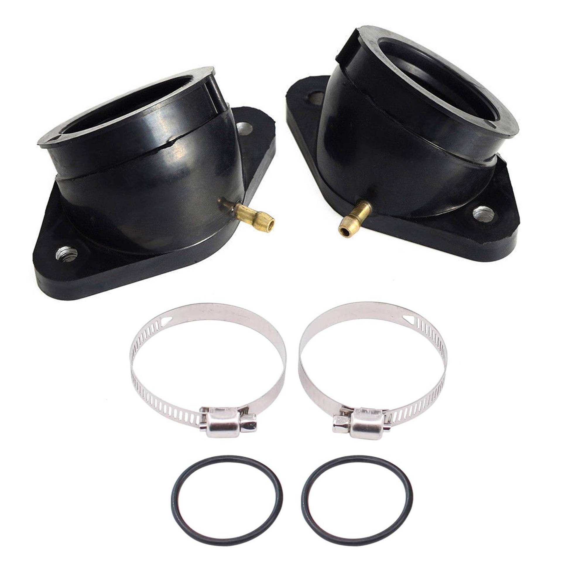 2 Stücke Vergaser Ansaugstutzen Satz Ansauggummis, OE 2GV-13586-00 Vergasermanschetten Adapter Gummi, Ansaugkrümmer Schnittstelle für Yamaha XV 535 Virago XV535 1988-1998, mit Dichtung O-Ring 2 Stücke Vergaser Ansaugstutzen Satz Ansauggummis, OE 2GV-13586-00 Vergasermanschetten Adapter Gummi, Ansaugkrümmer Schnittstelle für Yamaha XV 535 Virago XV535 1988-1998, mit Dichtung O-Ring von ANBOO