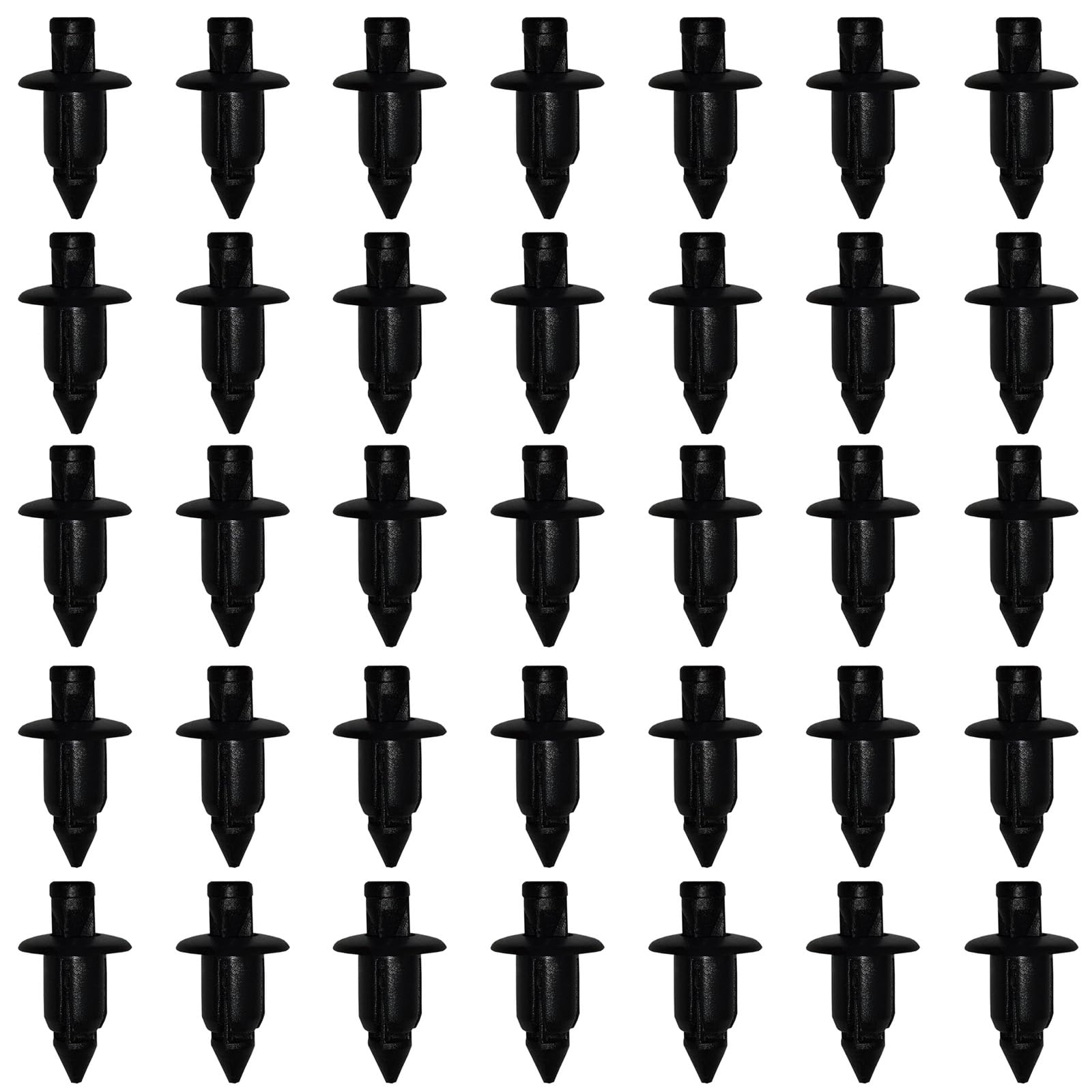 35 Stück Kunststoff-Nieten, 6 mm Auto-Clips, Auto-Befestigungsklammern, Kunststoff-Klammern, kompatibel mit Honda, Yamaha, Suzuki, Kawasaki, schwarze Niete 35 Stück Kunststoff-Nieten, 6 mm Auto-Clips, Auto-Befestigungsklammern, Kunststoff-Klammern, kompatibel mit Honda, Yamaha, Suzuki, Kawasaki, schwarze Niete von ANBOO