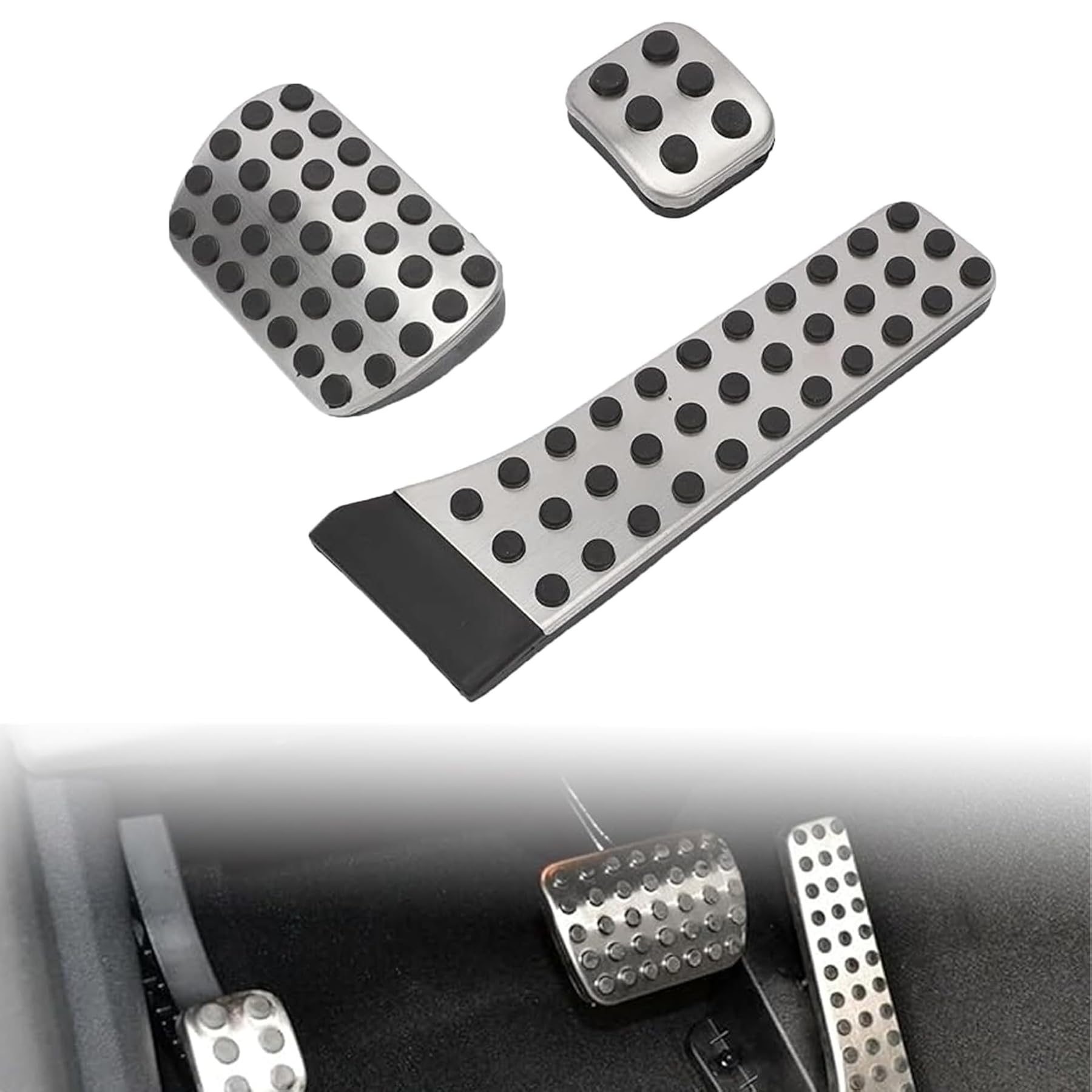 Alriedy 3 Stück Pedale Bdeckung Set Für Mercedes-Benz W204 W211 C-Klasse E-Klasse GLC GLK S SL CLS Rutschfestes Tuning Bremspedale Auto Pedal Abdeckung Kit Alriedy 3 Stück Pedale Bdeckung Set Für Mercedes-Benz W204 W211 C-Klasse E-Klasse GLC GLK S SL CLS Rutschfestes Tuning Bremspedale Auto Pedal Abdeckung Kit von ANBOO
