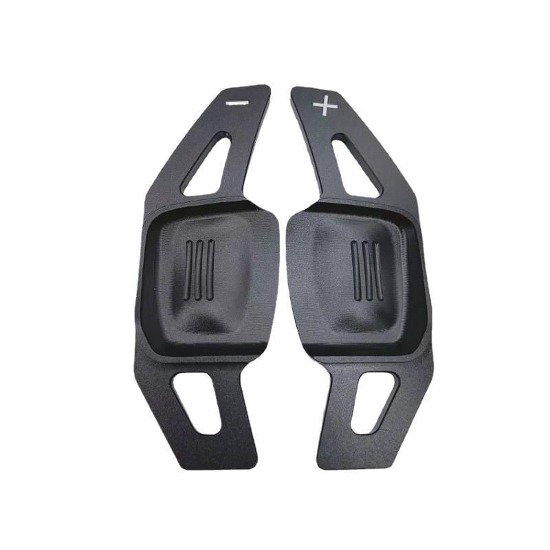 ANBOO 2 Stück Auto Lenkrad Schaltwippen Verlängerung Paddles,Für Tiguan nach 19/CC/Tiguan L/Touran L/Touron/Huiang/Weiling/Lingdu/Golf 8 MK8/23 SagitarLenkrad Schaltknäufe Ersetzen(Schwarz） von ANBOO
