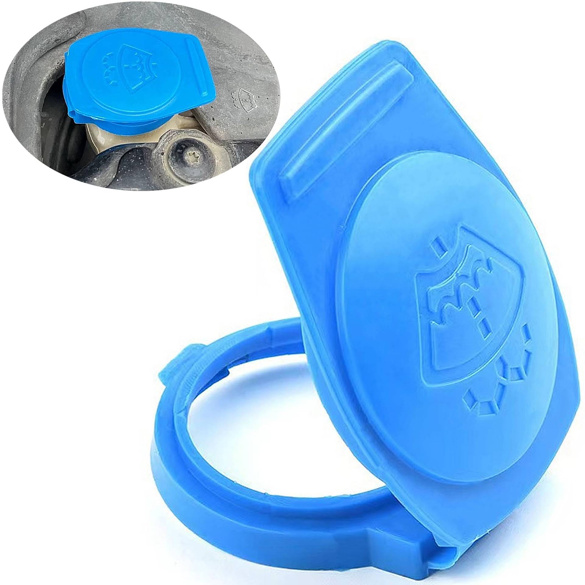 Deckel für Scheibenwaschbehälter, 3Q0955455 Scheibenwischer Waschflüssigkeitsbehälter Tankdeckel Waschflüssigkeitskappe Wischwasserbehälter Scheibenwaschanlage Deckel für Scheibenwaschbehälter, 3Q0955455 Scheibenwischer Waschflüssigkeitsbehälter Tankdeckel Waschflüssigkeitskappe Wischwasserbehälter Scheibenwaschanlage von ANBOO