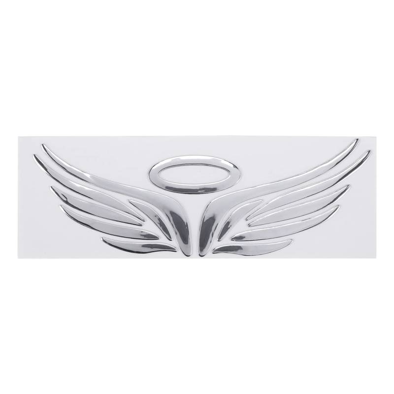 3D Chrom Engels-Fluegel Aufkleber Abziehbild Wagen Emblem Abziehbild Dekoration Farbe Silber von ANBP