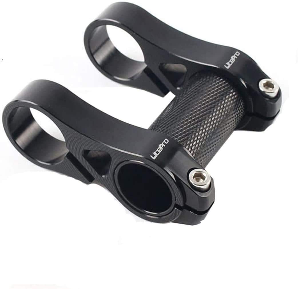 ANCLLO Litepro Fahrrad Aluminiumlegierung Doppel Vorbau Riser Fahrrad Lenker Vorbau Verstellbar Klappbar Fahrrad Lenker Vorbau Schwarz ANCLLO Litepro Fahrrad Aluminiumlegierung Doppel Vorbau Riser Fahrrad Lenker Vorbau Verstellbar Klappbar Fahrrad Lenker Vorbau Schwarz von ANCLLO