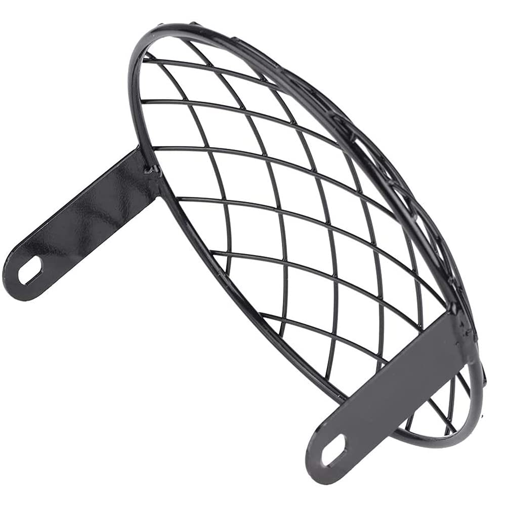 ANCLLO Motorrad Scheinwerfergitter Abdeckung, 14,6 cm Retro Motorrad Scheinwerfer Gitter Abdeckung Motorrad Grill seitlich montierte Scheinwerfer Lampenabdeckung, Universal Vintage Classic ANCLLO Motorrad Scheinwerfergitter Abdeckung, 14,6 cm Retro Motorrad Scheinwerfer Gitter Abdeckung Motorrad Grill seitlich montierte Scheinwerfer Lampenabdeckung, Universal Vintage Classic von ANCLLO