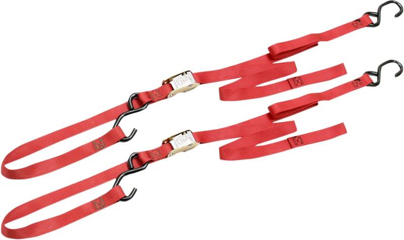 Ancra 49380-10 Rot 175,3 cm Spanngurte mit integrierten weichen Haken von ANCRA